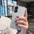 Phone case For OPPO A78 4G NFC Back cover Glitter Starry Sky Bling Ring Lanyard Shiny Transparent Holder Stand Girls Soft Cover For OPPO A78 5G Cover cases. 