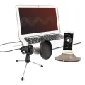 NASUM Condenser Microphone NASUM Portable Mini Recording Microphone 3.5mm Plug & Play Home Studio Microphones for Online Chatting/ Cellphone/ / Laptops/ YouTube -. 