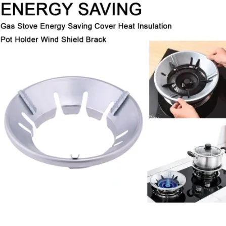 Energy Saving Gas Stove Cover Windproof Disk Heat Insulation Non-Slip ...