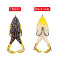 8cm/9cm10cm Silicone Soft Frog Bait With Dual Legs 3d Eyes Fishing Lure Set For Freshwater Saltwater. 