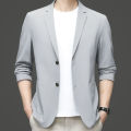 Men Summer Thin Blazers Suit Jackets Business Casual Designer Coats New Male Spring Formal Wear Slim Fit Blazers Jackets Size 4X. 