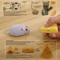 【happy one】Wireless Electronic Remote Control Rat Plush RC Mouse Toy Emulation Toys Rat for Cat Dog Mini Rat Tricky Toy. 