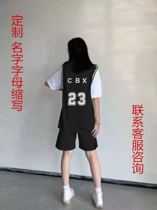 Customizable%20Digital%20Basketball%20Wear%20Suit%20Men's%20and%20Women's%20Summer%20Student%20Korean%20Sleeveless%20Jersey%20Vest%20Shorts%20Sports%20Two-Piece%20Suit%20-%20Image%209