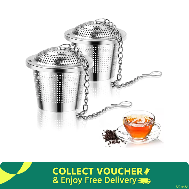 304%20stainless%20steel%20tea%20infuser%20with%20chaining%20for%20tea%20and%20home%20cooking%20metal%20Strainer%20for%20kettle%20-%20Image%202