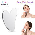 （NEW） Gua Sha Board Facial Gua Sha Scrapers Board Plate Tool Stainless Steel Gua Sha Massage Tool Natural Universal Facial Metal Gua Sha Board for SPA. 