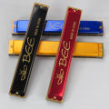 24 Hole Harmonica Key of C Mouth Metal Organ for Beginners multicolor 1 pcs. 