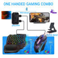 5 in 1 Bluetooth Gaming Keyboard Mouse Converter Combo for Smartphone, play your mobile games using the keyboard and the mouse Gaming Accessory Kit (Multicolor, For Android, iOS).