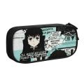 Custom Muichiro Tokito Demon Slayer Kawaii Pencil Case Girl Boy Large Capacity Kimetsu No Yaiba Pencil Pouch Student School.