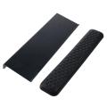 Typing and Pain Relief Black Keyboard Stand Acrylic Ergonomic Keyboard Wrist Rest Pad Non-Slip Gel Memory Foam Hand Pillow Office. 