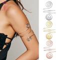 【Versatile】 Armlet Bangle Pattern Spiral Upper Arm Cuff Armlet. 