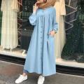 Muslim Abayas For Women Dubai Vintage Arabic Girl's Wear Hot Dresses Robe Caftan Kimono Femme élégant Musulman Islam. 