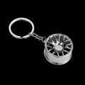 Car Keyring Glossy Metal Key ring for car key chain for car keychain wheel rim tyre key chain key ring bd car decoration charger sticker car accessories. 