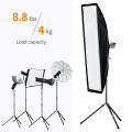 K F Concept 2Packs 79 inch Aluminium Reversible folding Tripod Light Stands for Portrait Product Photography Softboxes Umbrellas. 