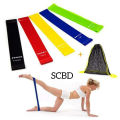5 PCS  Resistance Loop Exercise Band, Rubber Resistance Band For Strength Training Fitness Bands. 