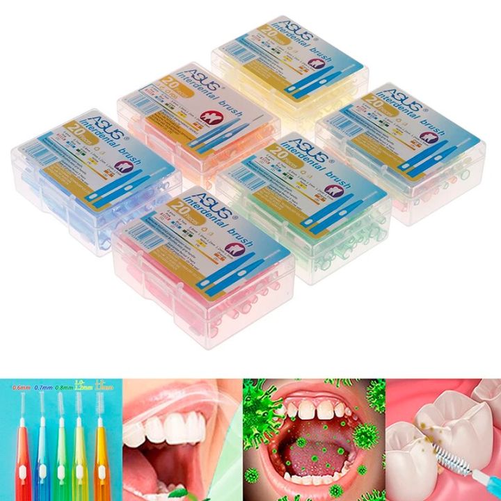 20/30/pcs%20Interdental%20Brush%20Oral%20Hygiene%20Clean%20Between%20Teeth%20oral%20care%20Floss%20Brushes%20Dental%20Soft%20Plastic%20Orthodontic%20-%20Image%203