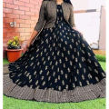 Stitched New exclusive designed Gown 1piece long Afsan kurti different koti, Gown long kurti For Stylish Women / Girls.