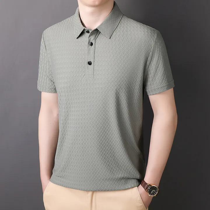 Men's%20polo%20shirt,%20summer%20new%20Korean%20version%20of%20business%20casual,%20youth%20fashion%20casual%20lapel%20ice%20silk%20short%20sleeve%20top%20-%20Image%207