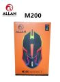 Allan Mechanic M200 Warwick USB LED Gaming Mouse Laptop/Mouse For PC/Pc Wire/Acer Laptop/Computer Mouse/Mouse USB/Mouse For Girl/Mouse Gaming/Mouse For Zoom/Zoom/RGB Mouse/LED Mouse/Gift/11.11/Mouse For Laptop/Mouse for Office/Cool Light/USB Port/Fashion. 