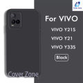 For Vivo Y21 / Vivo Y21S / Vivo Y33S Liquid Silicone Cover Soft Phone Protective Bumper For Vivo Y33S / Vivo Y21S / Vivo Y21 Back Cover.