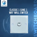 Classic 1 Gang 1 Way Wall Switch- 1 Piece. 