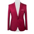 Men Business Casual Suits 2 Pieces Set Jacket Pants Men's Wedding Suit Slim Business Office Suit Formal Business Blazer Suit. 