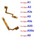 On OFF Power Volume Button Flex Cable For OPPO A8 A5 A5S A3S A3 A1 AX5 AX5S Power Volume Button Switch Control Key Flex Ribbon. 