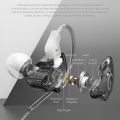 GK G1 Wired Earphones HIFI Bass In-Ear 3.5mm Headphone Cable Dynamic Drive Headset Sport Gamer Noise Cancelling Earbuds With Mic. 
