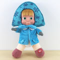 toys in Russia Winter Masha Bear Big Eyes Doll with Masha Masa and Bear Bear. 
