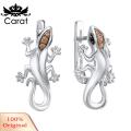 Carat Women Rhinestone Inlaid Lizard Gecko Pendant Necklace Earrings Ring Jewelry. 