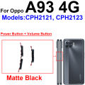 Volume Pwoer Side Button For OPPO A93 A94 A95 4G 5G Up Down Volume ON OFF Power Switch Side Keys Flex Cable Repair Parts. 