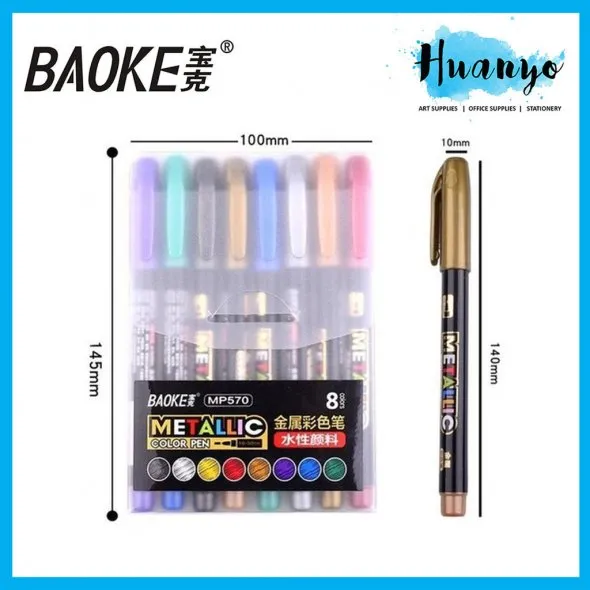 Baoke%20Metallic%20Colour%20Multi%20Surface%20Paint%20Marker%20Pen%20Wallet%20Set%20of%208%20Color%20-%20Image%204