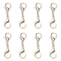 8 Pcs Double End Lobster Clasp Necklace Shortener Clasp Bracelet Extension Clasp Chain Extender Double Claw Connector. 