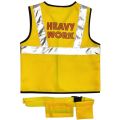 Construction Worker Costume For Boys Engineer Vest Worker Role for Toy Road Construction. 