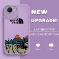 【Youyi】For C30 Skin Feeling Cartoon Simple Scenery Leather Back Casing Soft PU Leather Cover Phone Case.