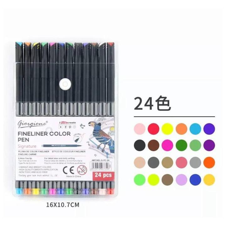 Giorgione Fineliner 0.4mm Set 24 Color
