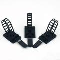 20Pcs Black Sticky Adjustable Wire Ties Cable Clips Clamp Plastic Self Adhesive Cable Ties Fix Holder Clips. 