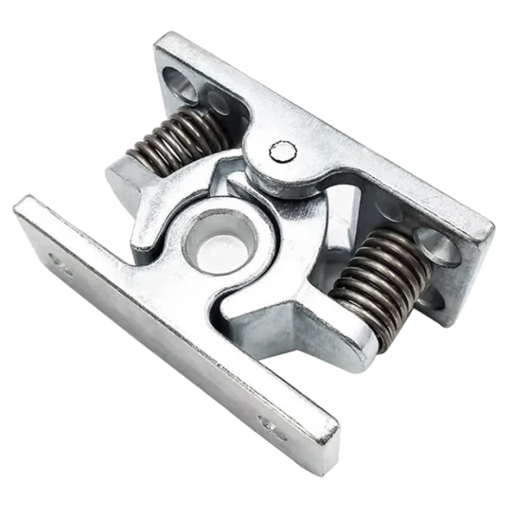 1Pcs Door Easy Lock Aluminium Alloy Door Easy Lock Stop Catch Release Clamp Double Roller Catch (Mp-3)