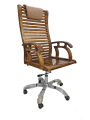 Teak wood office chair. 