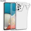 Samsung Galaxy A33 5G Premium Silicone Case Crystal Clear Soft TPU Ultra-Thin Transparent Flexible Protective Mobile Phone Back Cover. 