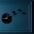 Creative Acrylic Wall Clock Flying Dragon Mute DIY Wall Sticker Wall Clock Children's Room Decoration Mirror Wall Clock(null).