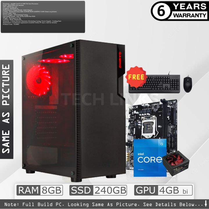 Intel 7th Gen Core i5 Gaming PC