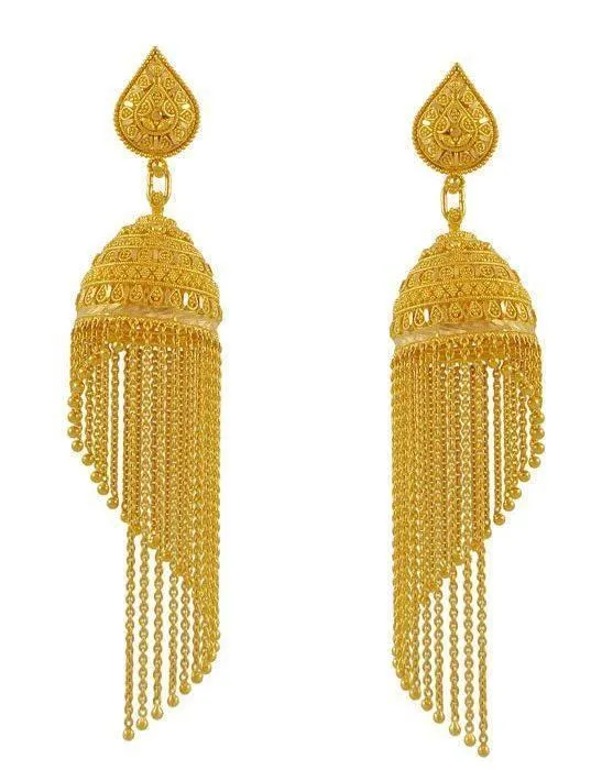 gold%20plated%20Chain%20Jhumka%20-%20Image%203
