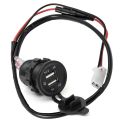 12V Dual Usb Car Lighter Socket Splitter Charger Plug Adapter Power. 