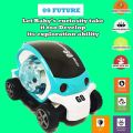 𝐃𝐢𝐝𝐚𝐢 𝟎𝟗 𝐅𝐮𝐭𝐮𝐫𝐞 𝐓𝐨𝐲 𝐂𝐚𝐫 (Future Musical Car 360-Degree Rotating Stunt Car Bump and Go Toy with Flashing Light & Music with Colorful Lighting Toy Ideal for Kids and Children's ).