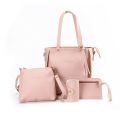4Pcs/set Crossbody Bags Women Bag Set Pattern Leather Shoulder Bags Purse Ladies PU Crossbody Bag. 