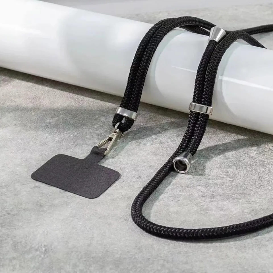 1.5meter Universal Crossbody Nylon Patch Phone Lanyards Rope Mobile Phone Strap Lanyard