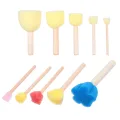 10 Pcs Face Paint Sponge Brush Doodle Tool Painting Kids M Graffiti Drawing Child. 
