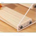 Multi-use Three Layer Clear Display Rack Makeup Dolls Ladder Riser Stand.
