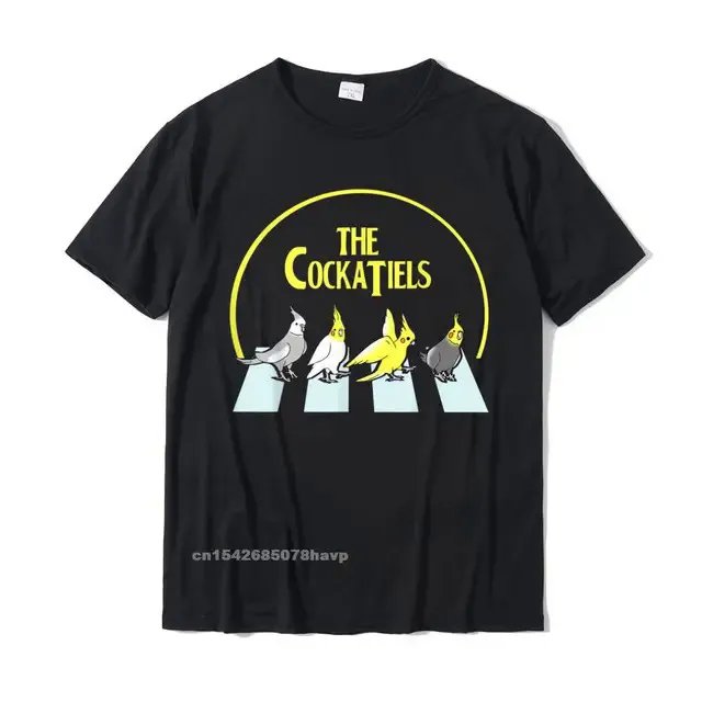 Birb%20Memes%20Bird%20Band%20Parrot%20Doodle%20Parody%20The%20Cockatiels%20T-Shirt%20Retro%20Male%20Tees%20Printed%20T%20Shirts%20Cotton%20Casual%20-%20Image%207