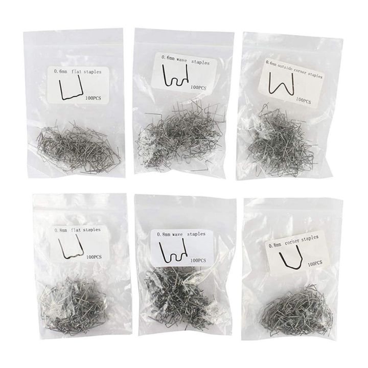 DLronwey 3000pcs Plastic Welding Staples, 6 Types Hot Staples For Decoration, Auto Repair, Architectural Modelling, Toy Manufacturing, Etc - View #6